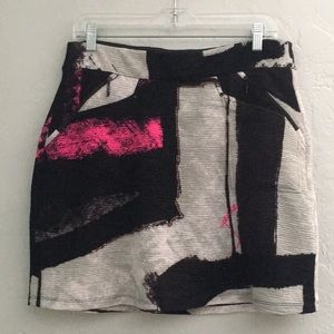 Jamie Sadock size 12 skirt shorts sport golf tennis geometric gray black pink